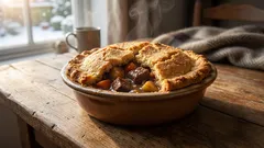 Dä Rindsschmorbraten mit Chäs-Chruste isch öppis, wo mir de ganze Winter chöched – und wo mir nie müed drvo wärdet